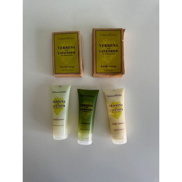 Crabtree & Evelyn Verbena Lavender de Provence 5pc Travel Size Set - Picture 2 of 2